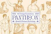 Pantheon - Greek & Roman Mythology, an Illustration by Graphic Goods (Thumbnail 1 of 15)