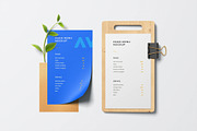 Menu Mockup, an Advertising Mockup by zpackcreative (Thumbnail 1 of 4)