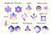 Celestial Sacred Geometry Clipart, an Object Graphic by Anna Design Studio (Thumbnail 2 of 8)