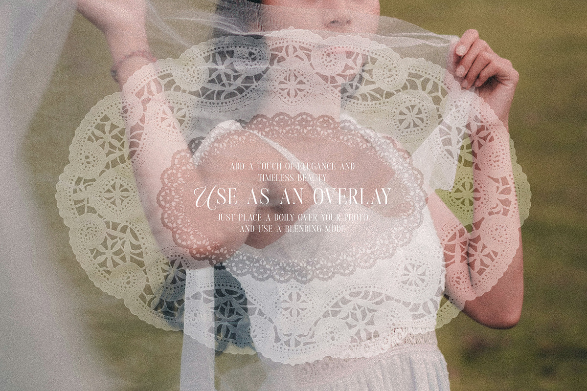 Vintage Paper Doily Overlays, a Texture Graphic by Kaleriia (Photo 6 of 10)