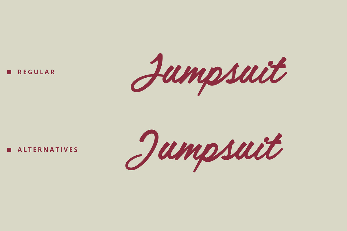 Lakeland brush font preview 8
