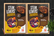 Steak Lovers Paradise Flyer Template, a Flyer Template by Boostock (Thumbnail 5 of 5)