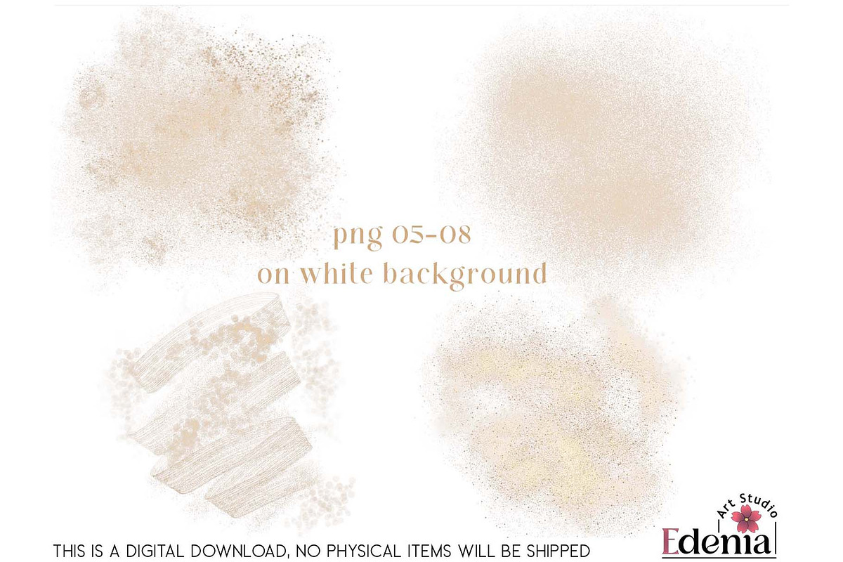 Gold Glitter Overlays Sublimation, a Decorative Illustration by EdeniaArtStudio (Photo 7 of 15)