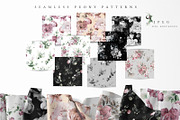 SWEET PEONIES, Watercolor collection, a Texture Illustration by ollalya (Thumbnail 13 of 15)