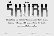 CS Thimble Halfpixel, a Blackletter Font by Craft Supply Co. (Thumbnail 7 of 8)