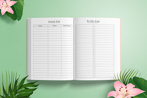 Editable Weeding Planner Checklist