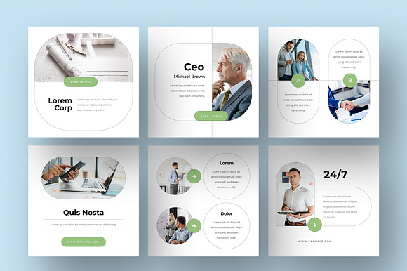 Corporate Instagram Post Templates preview 3