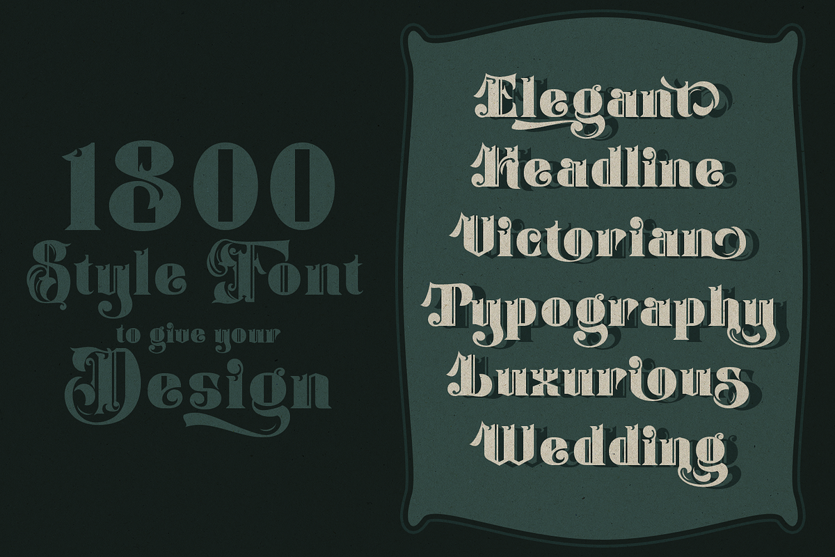 Monevilcy Antique Font, a Blackletter Font by TypeClassHeroes (Photo 11 of 15)