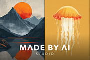 50 Scandinavian Art Prompts, an Object Graphic by MadeByAI Studio (Thumbnail 4 of 5)