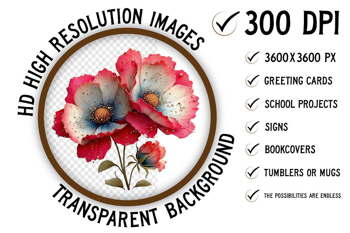Spring Cosmos Flower Clipart Png, an Illustration by Craft Nest (Photo 2 of 11)