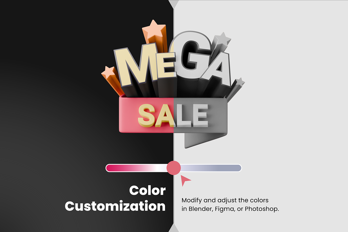Black Friday Icon Set, an Object 3D Model by Flat Icons (Photo 2 of 8)