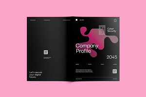 Cybersecurity Company Profile - CYBE, a Brochure Template by fakhroo