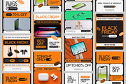 Black Friday Instagram Canva, a Social Media Template by Supanium Studio (Thumbnail 4 of 5)