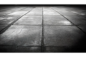 Dark concrete floor with square, a Background Photo by Lermont51