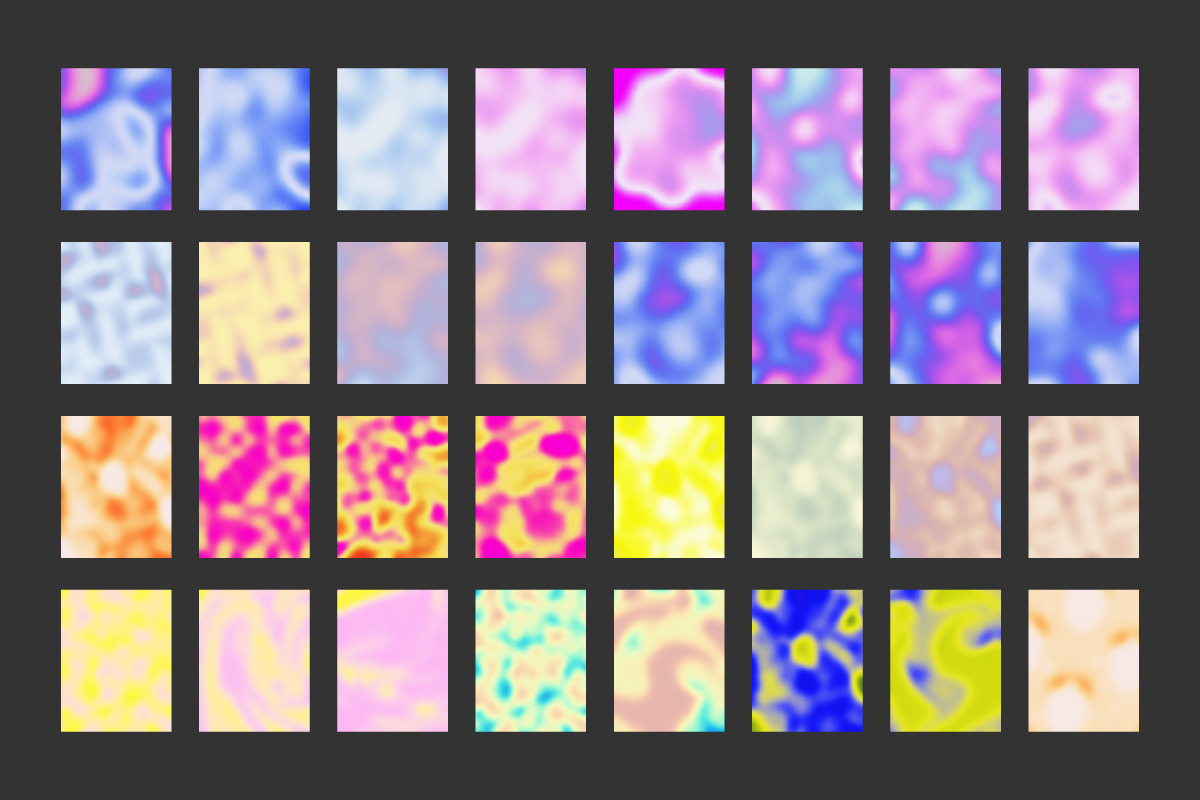 Grainy gradients, pack of 32, a Texture Graphic by Slanapotam (Photo 2 of 2)