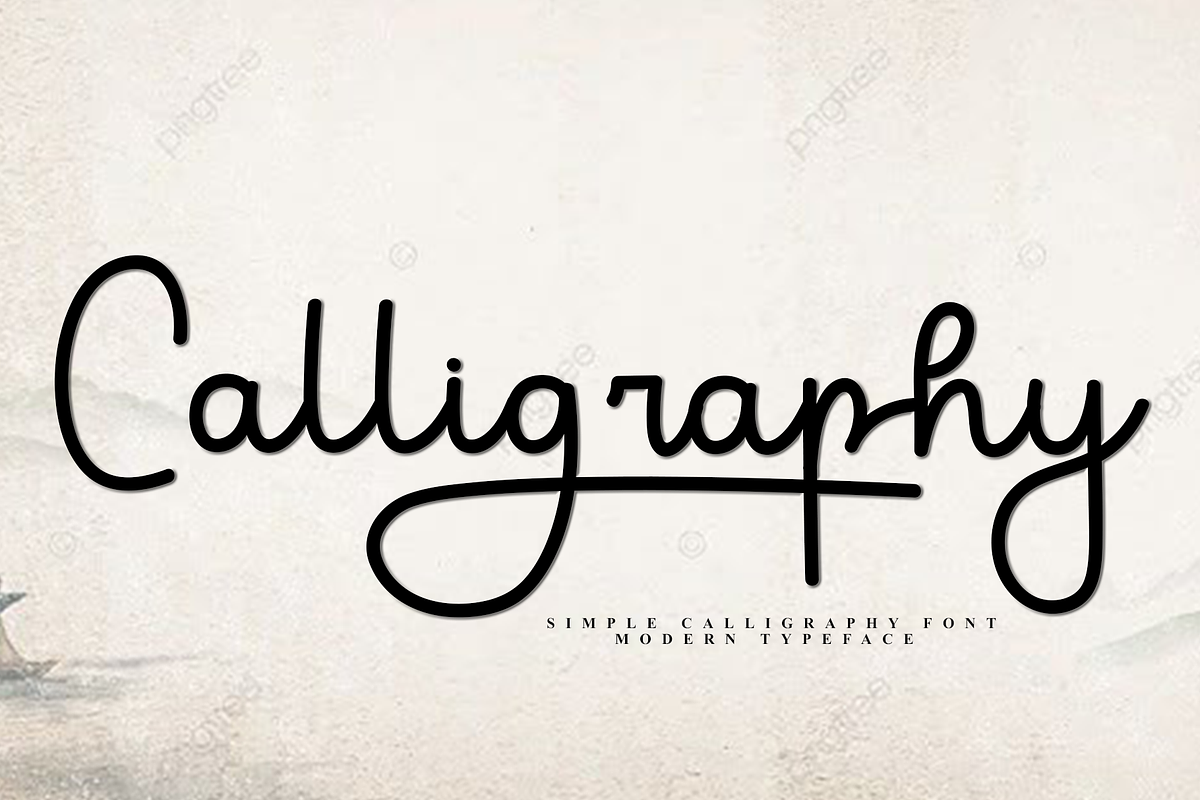 Calligraphy, a Handwritten Font by FreshTypeINK (Photo 1 of 8)