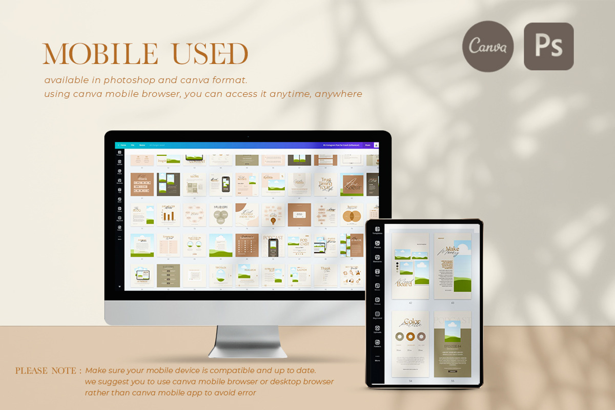 Instagram Coach Engagement CANVA PS, a Social Media Template by Eviory (Photo 39 of 48)