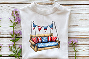 Americana 4th of July Clipart PNG, an Illustration by OK Design (Thumbnail 5 of 6)
