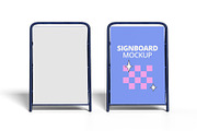 Signboard Mockup, an Advertising Mockup by GraphicsPixel (Thumbnail 3 of 6)