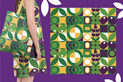 Mosaic Fruit and Veggie. Eco Food, a Food Illustration by Lettering_Logo (Thumbnail 10 of 15)