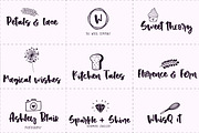 StrawberryShortcake LOGO KIT + Bonus, a Branding & Logo Template by theinkaffair (Thumbnail 4 of 13)