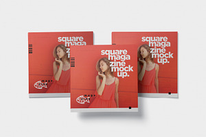 Magazine Mockup Square