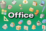 Office 3D Icons set PREMIUM, a Solid Icon by Iwanistic (Thumbnail 7 of 7)