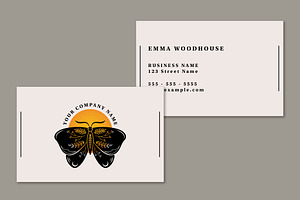 Butterfly Business Card