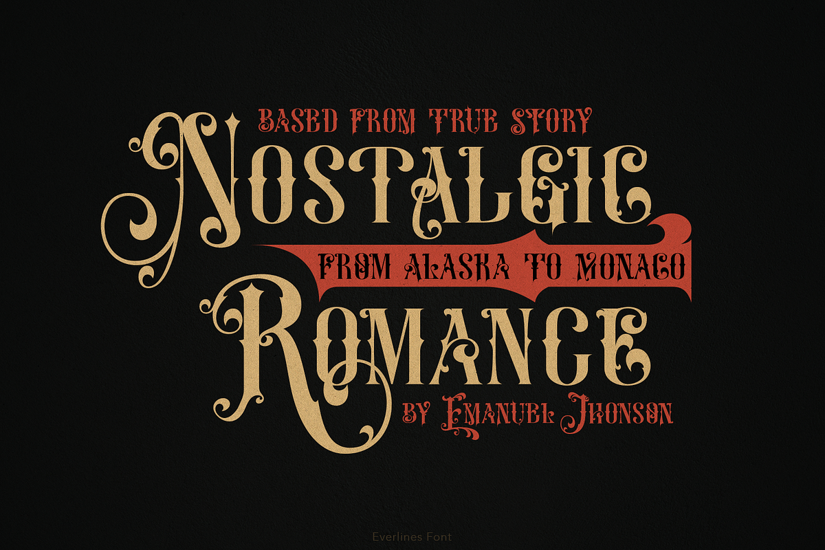 Everlines Victorian Font, a Font by TypeClassHeroes (Photo 5 of 10)