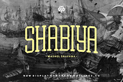 Shabiya typeface, a Slab Serif Font by HTLNS.co (Thumbnail 1 of 4)