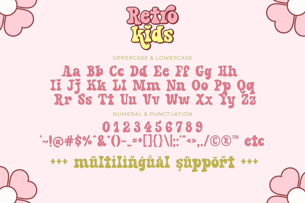 Retro Kids - Cute Vintage Font, a Serif Font by Airotype (Photo 9 of 11)