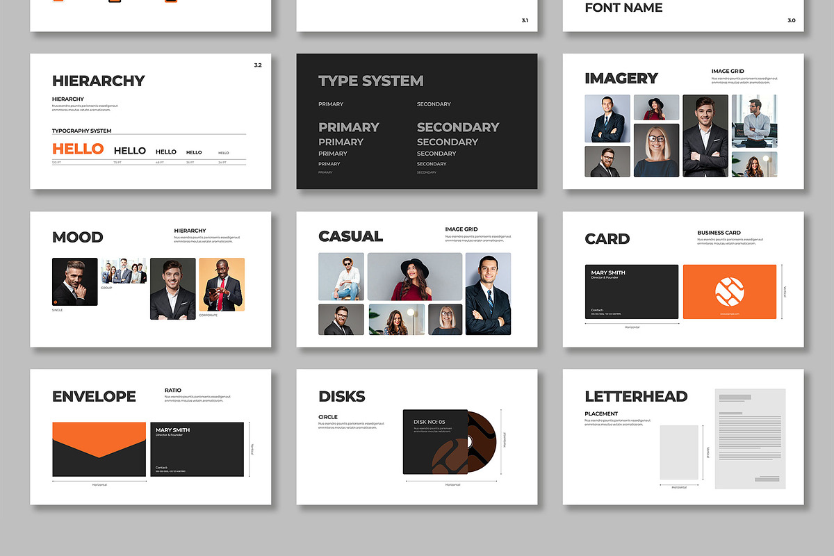 Brand Guidelines Presentation, a Presentation Template by Mighty-Slide (Photo 4 of 5)