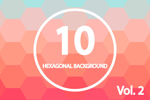 10 Hexagonal Backgrounds. Vol. 2 preview 4