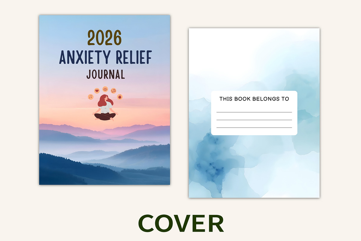 2026 Anxiety Relief Journal preview 2