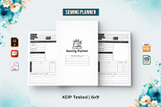 Editable Sewing Planner Journal, a Templates & Theme by Mondols Graphic (Thumbnail 1 of 2)