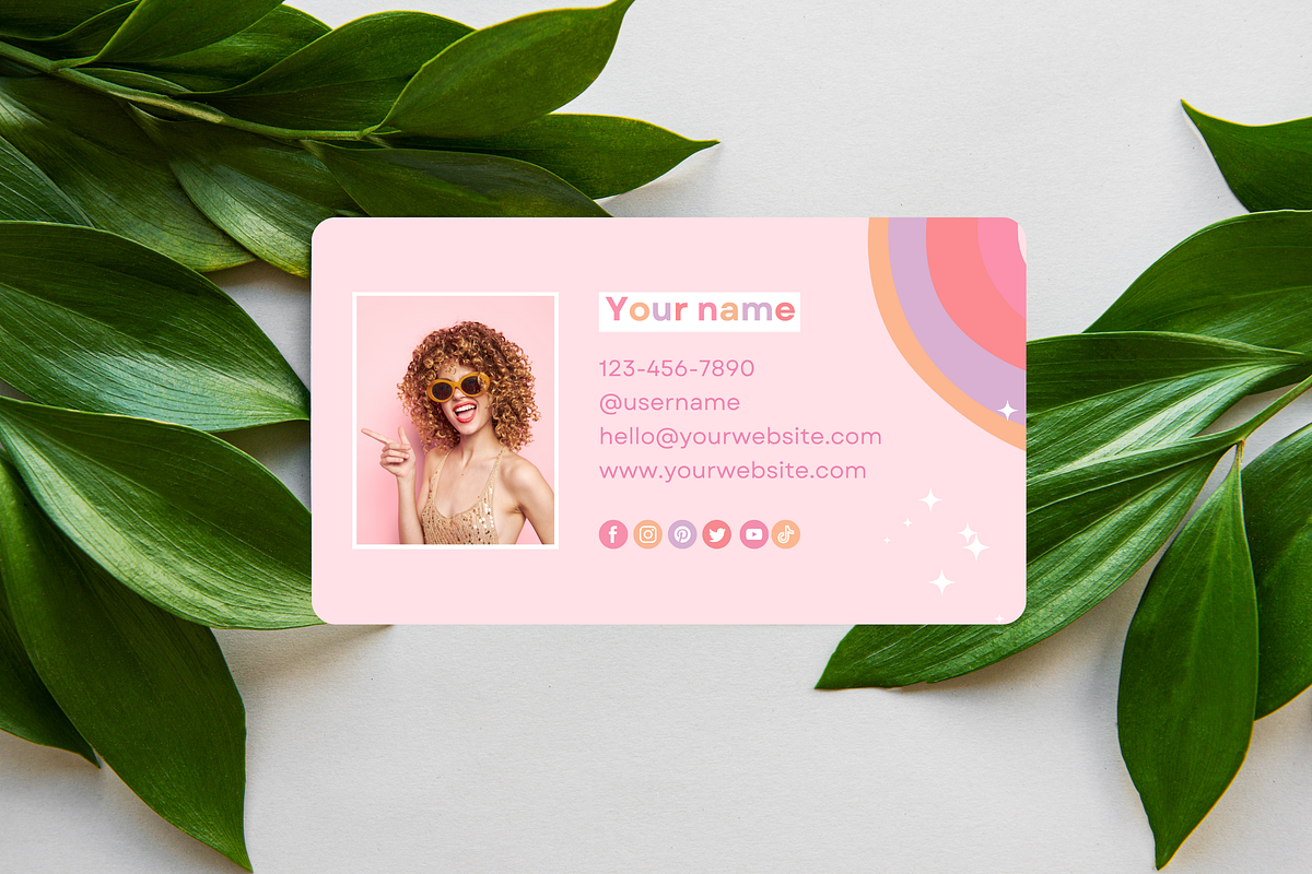 Pastel Business Card, a Business Card Template by SunshineStudioBoutique (Photo 5 of 9)