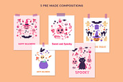 Halloween vector clipart, a Seasonal Illustration by Nadezhda Mikhailova (Thumbnail 6 of 9)