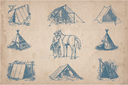 62 vintage outdoors illustrations, a Sport Illustration by Mr Vintage (Thumbnail 5 of 8)
