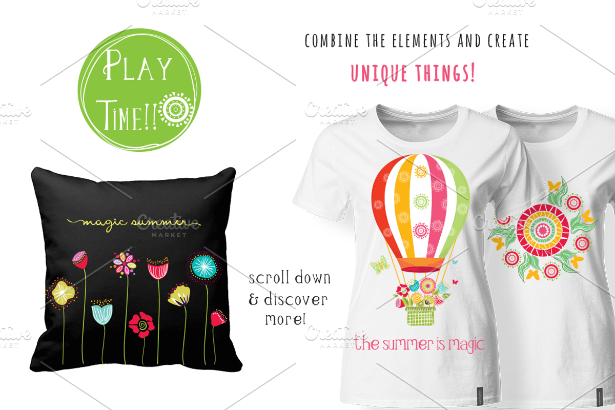 Playful Summer – Colorful Bohemian, an Illustration by Friendly Label (Photo 3 of 6)