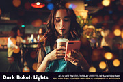 Dark Bokeh Photo Overlay Effects, a Background Graphic by Deeezy (Thumbnail 6 of 14)