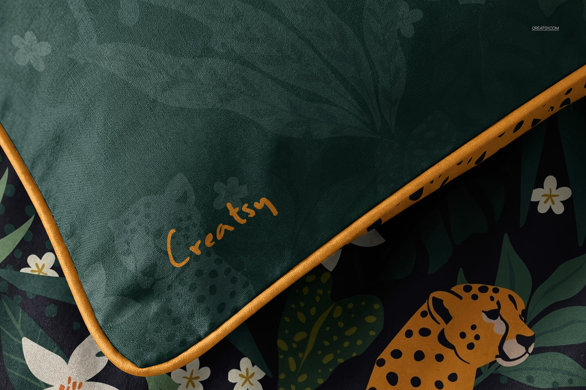 Bedroom Bedding Set Mockup, a Household Mockup by creatsy5 (Photo 4 of 6)