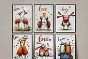 Whimsical Playful love animal, an Animal Illustration by one-touch (Thumbnail 3 of 3)