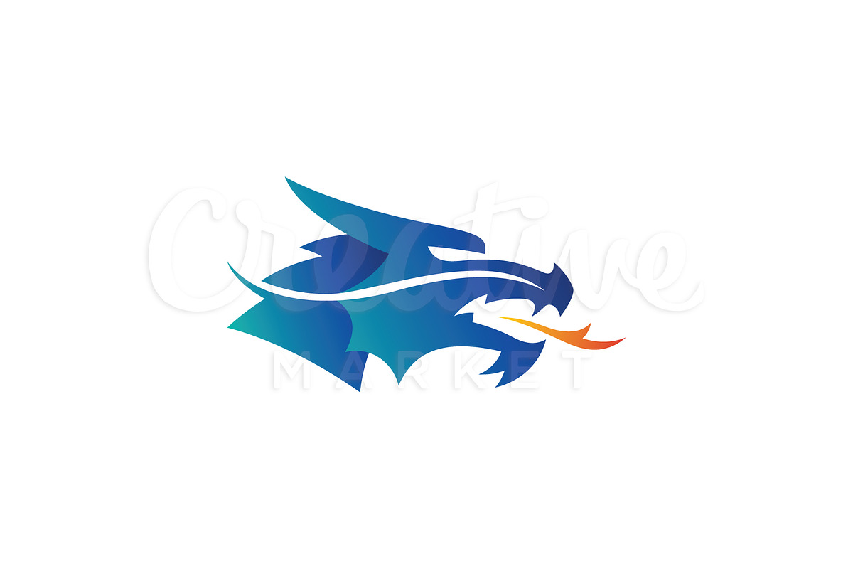 Blue Dragon Logo, a Branding & Logo Template by nospacestore