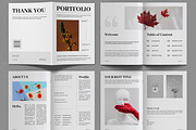Minimal Portfolio Design Layout, a Magazine Template by ContestDesign (Thumbnail 2 of 4)