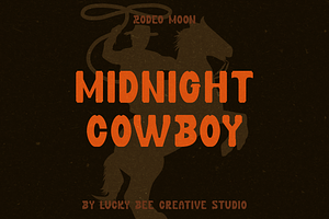 Rodeo Moon A Western Slab Serif Font