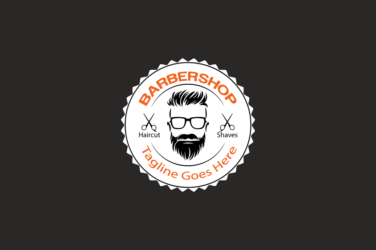 Luxury Barbershop Logo Design, a Branding & Logo Template by YUDesignStore (Photo 2 of 8)