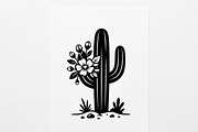 60 Desert Cactus Floral Silhouette, a Seasonal Illustration by Amazin_art (Thumbnail 19 of 34)