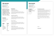 Resume and Cover Letter Bundle, a Resume Template by Sleeper Labs (Thumbnail 4 of 5)