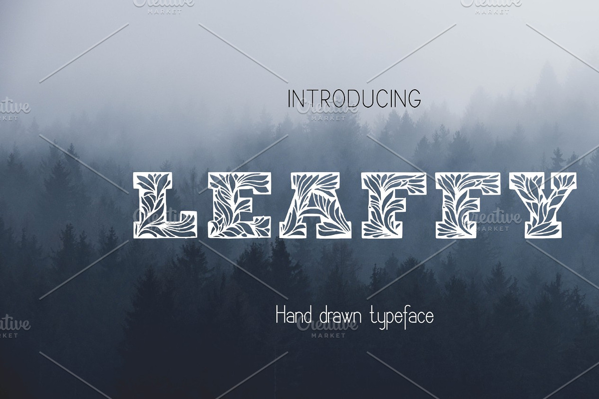 Leaffy Font