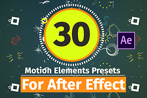 +30 MO Graphic Elements-After Effect
